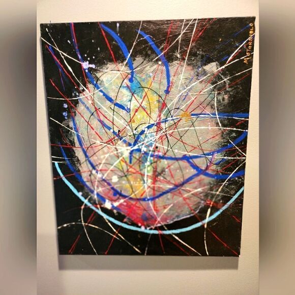 Abstract Artwork Contemporary signed by the artist - Picture 1 of 4